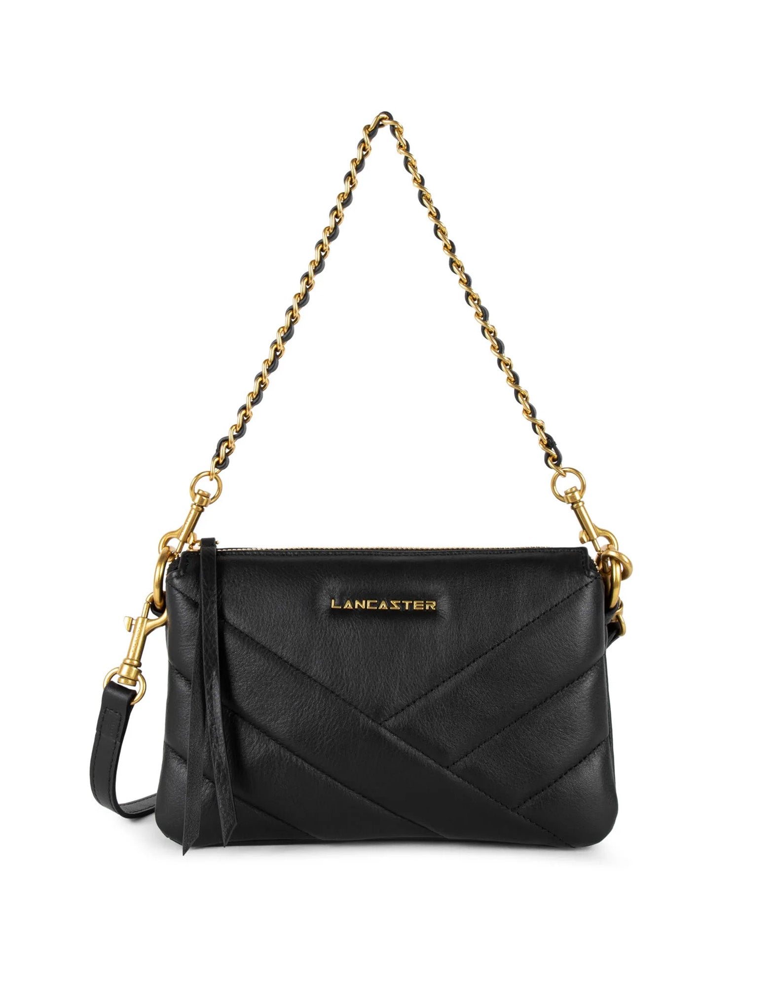 LANCASTER Piccola Pochette Soft Matelassé Noir