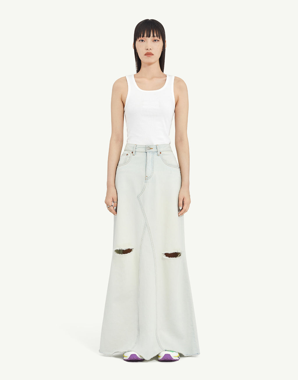 MM6 MAISON MARGIELA Maxi Gonna in Denim