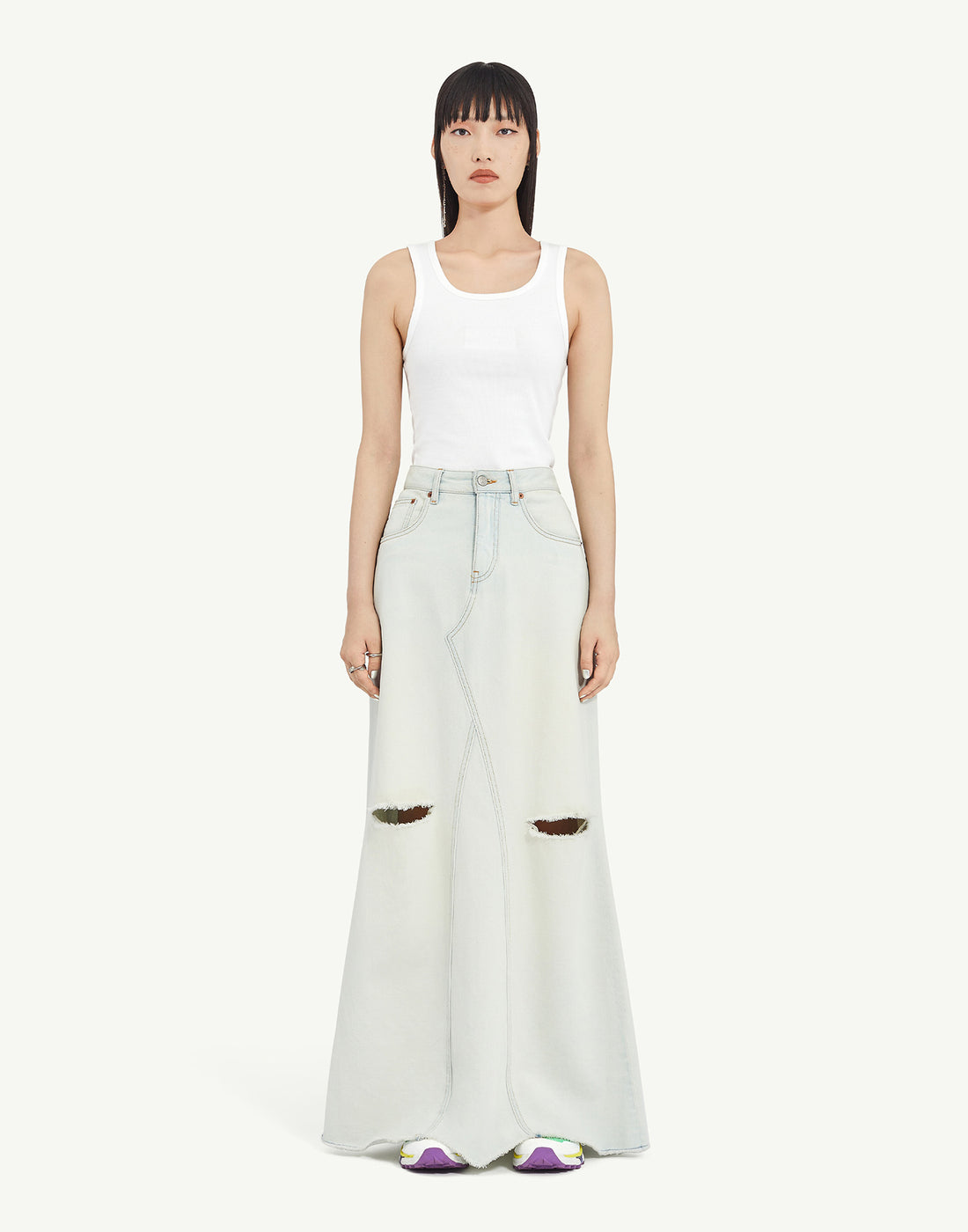 MM6 MAISON MARGIELA Maxi Gonna in Denim