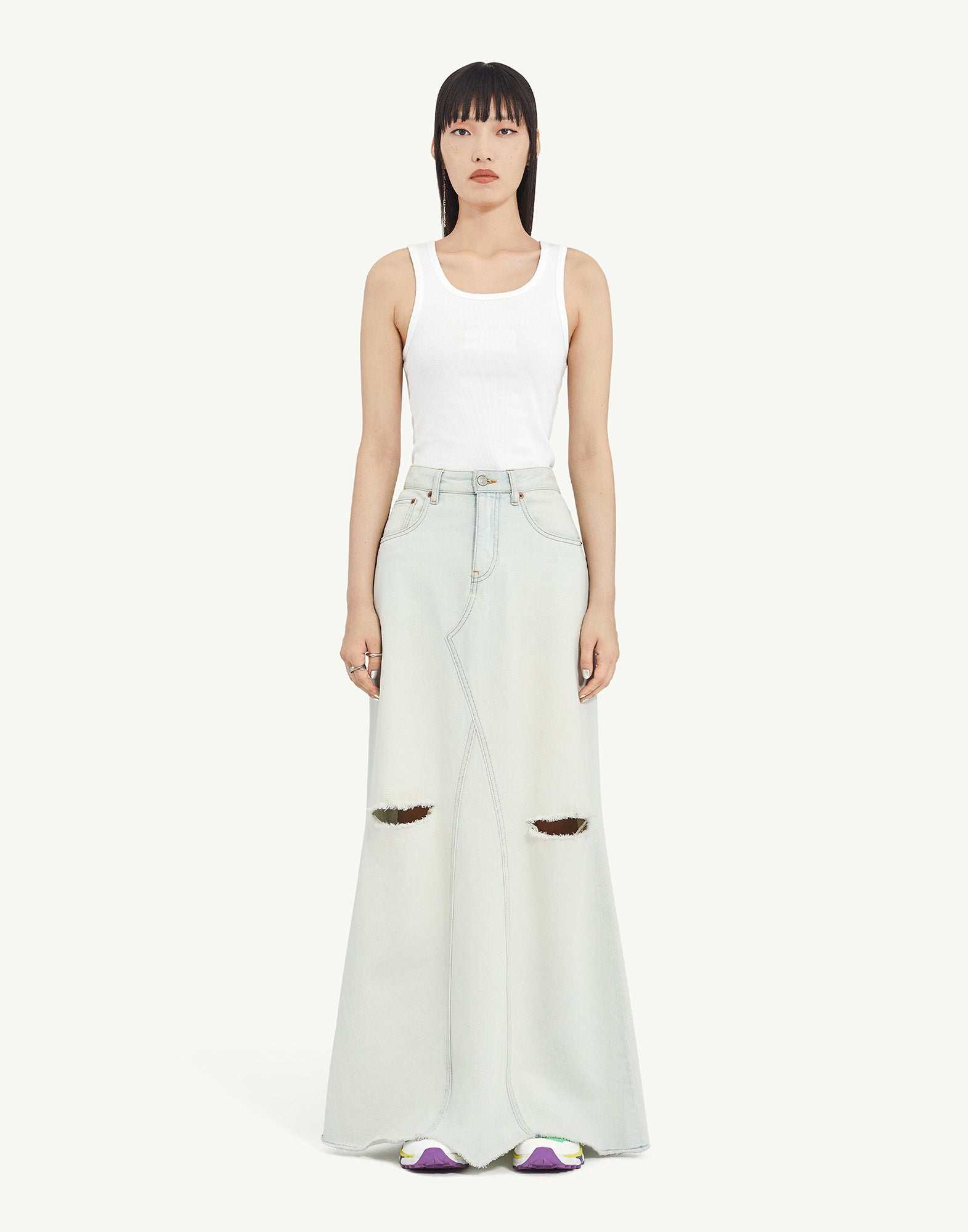 MM6 MAISON MARGIELA Maxi Gonna in Denim