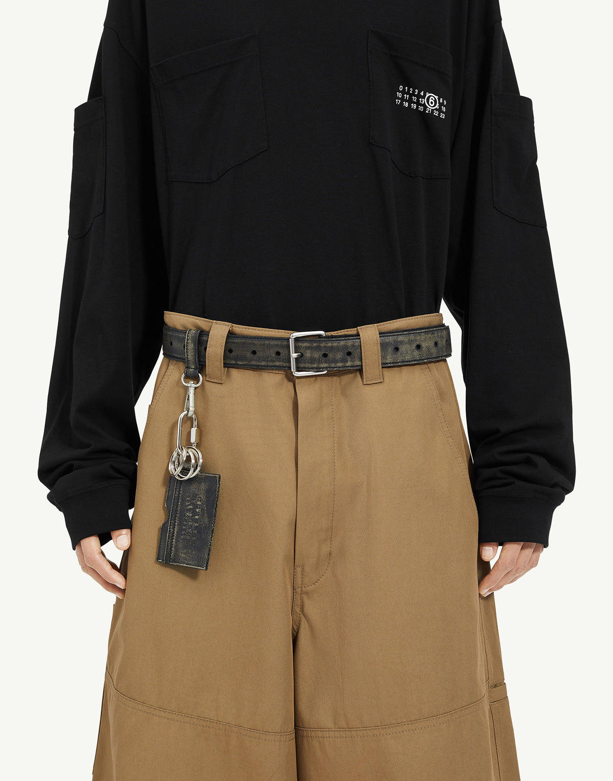MM6 MAISON MARGIELA Ceinture effet vieilli