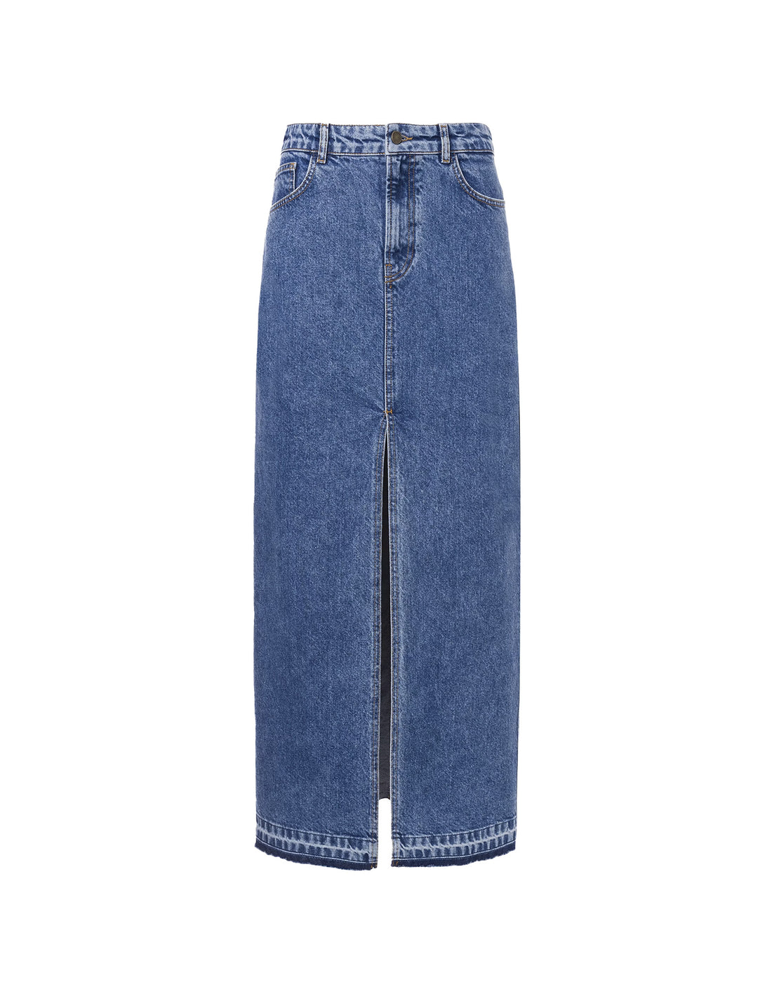 PHILOSOPHY Gonna in Denim con Spacco