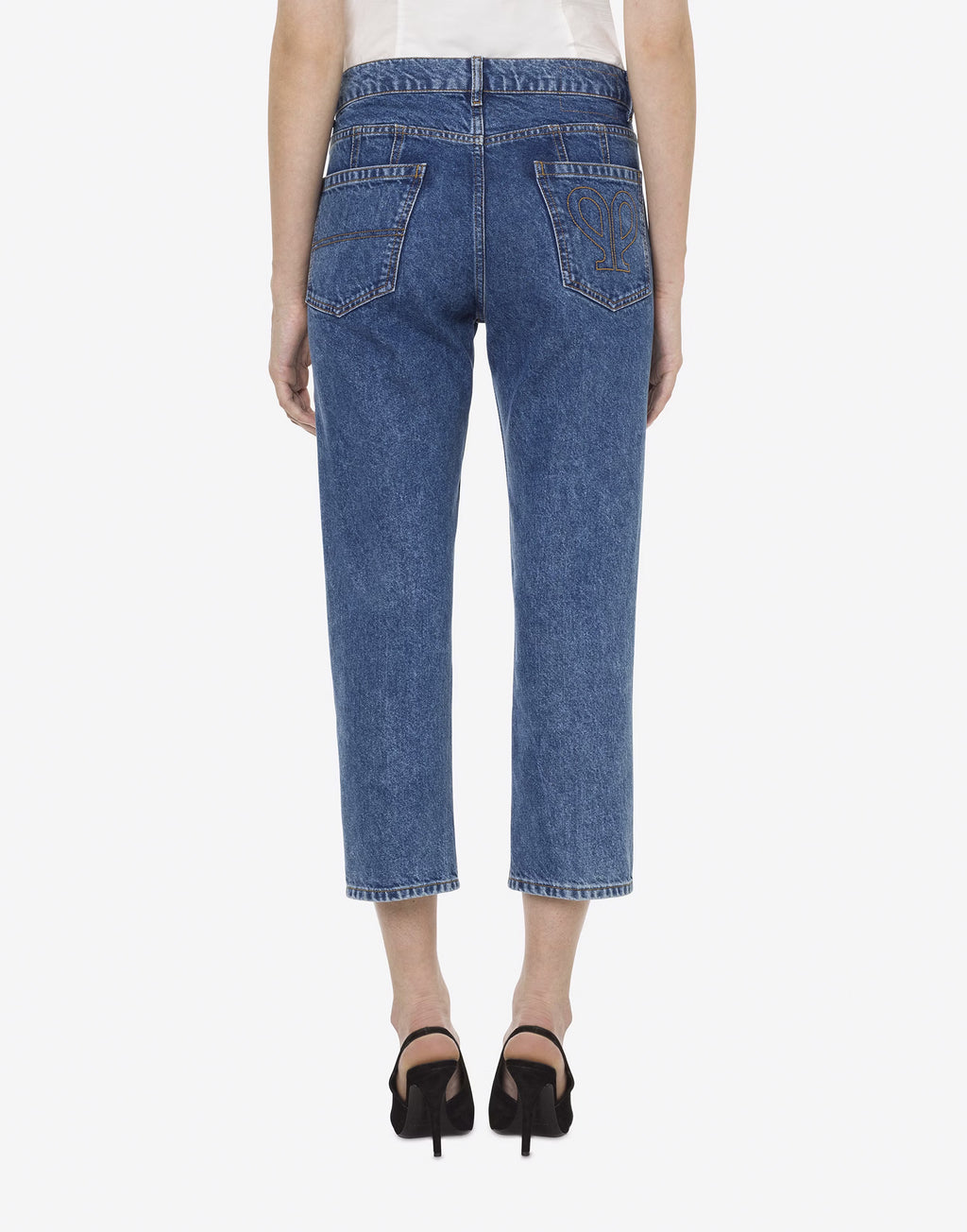 PHILOSOPHY Pantalone Cropped in Denim