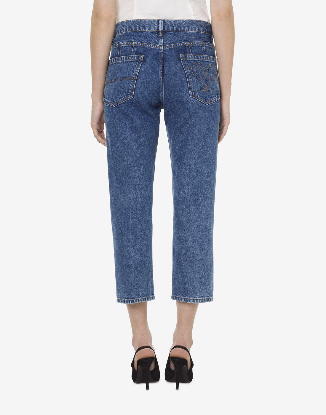 PHILOSOPHY Pantalone Cropped in Denim