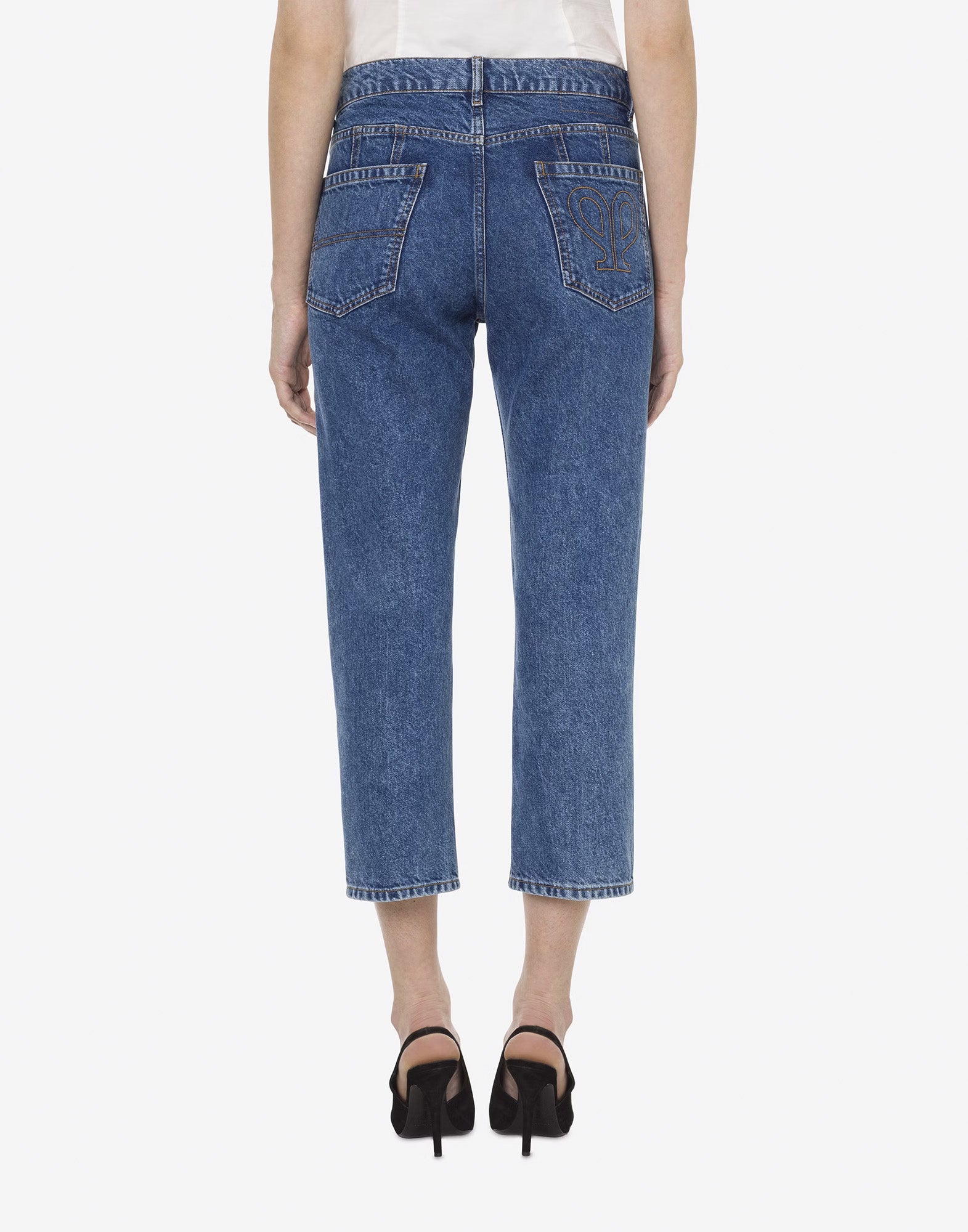 PHILOSOPHY Pantalone Cropped in Denim