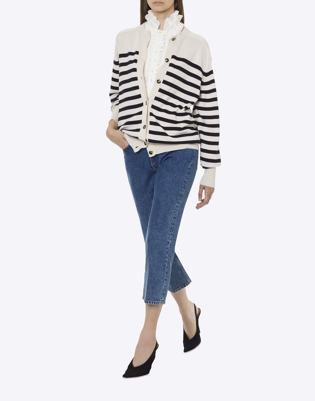 PHILOSOPHY Pantalone Cropped in Denim