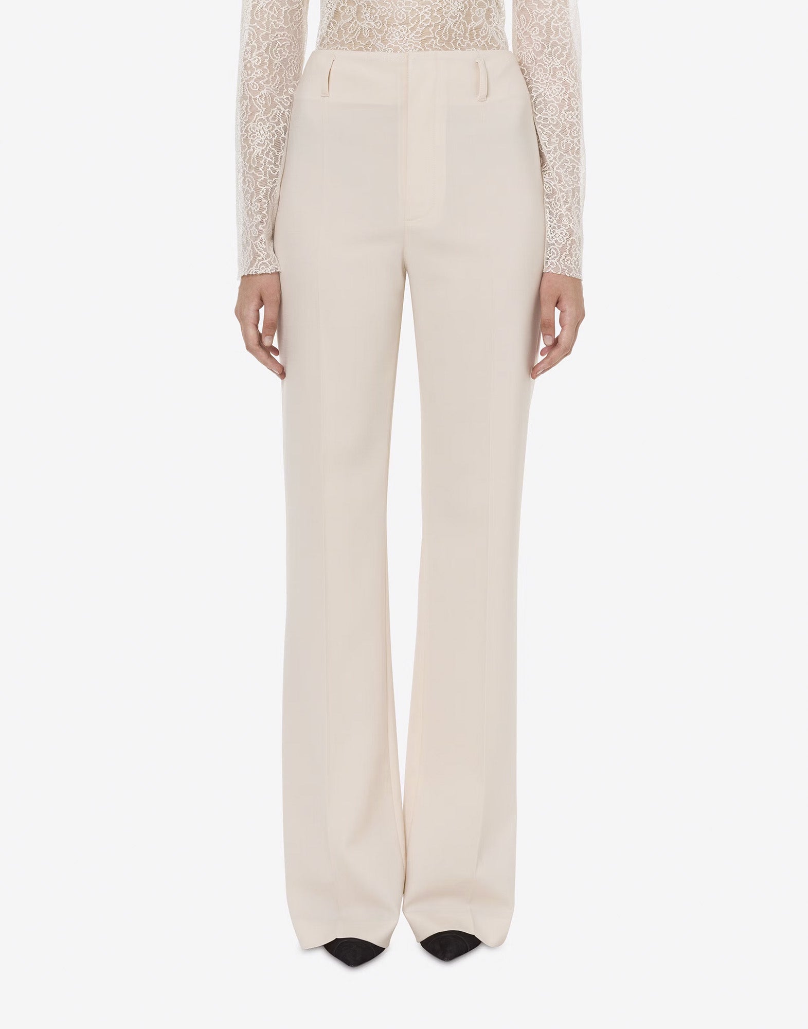 PHILOSOPHY Pantalone Flare in Lana Leggera Stretch