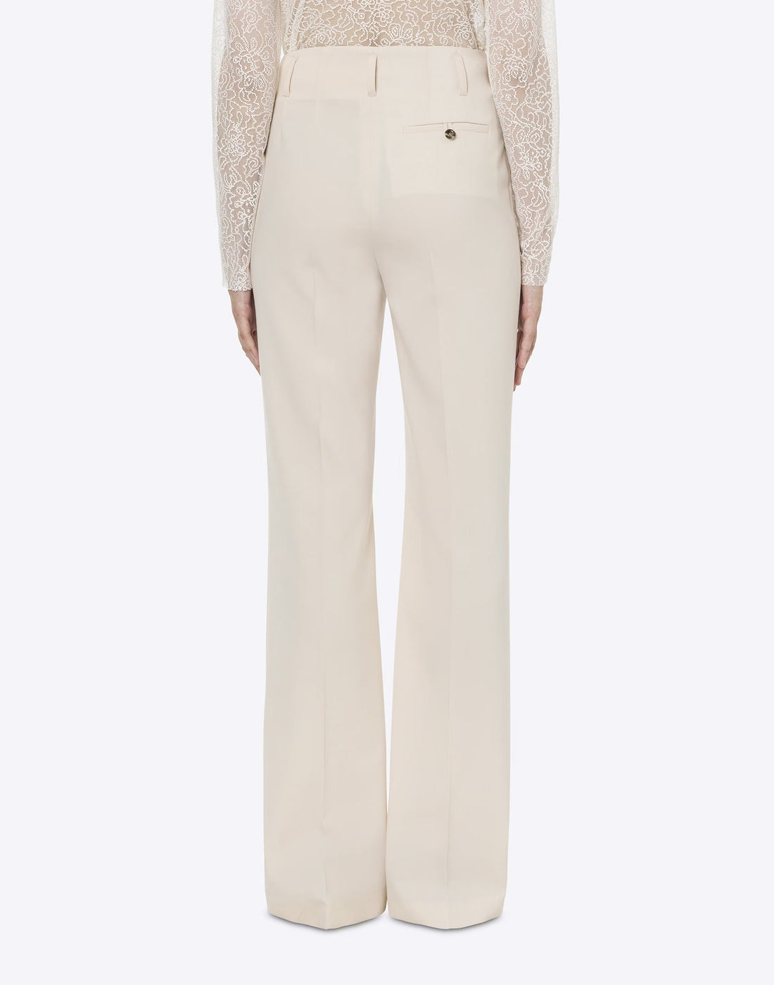 PHILOSOPHY Pantalone Flare in Lana Leggera Stretch