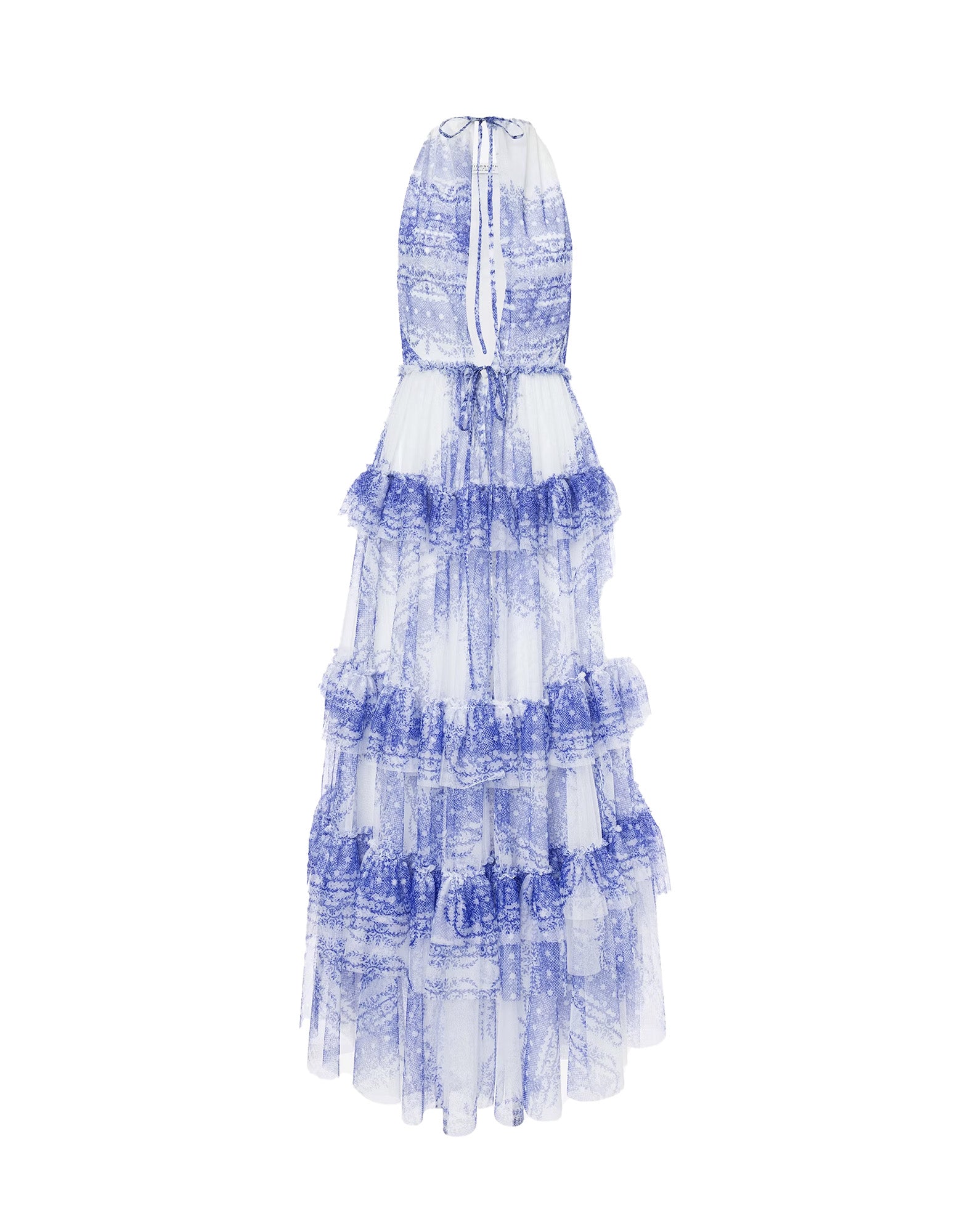 PHILOSOPHY Abito a balze in tulle stampato