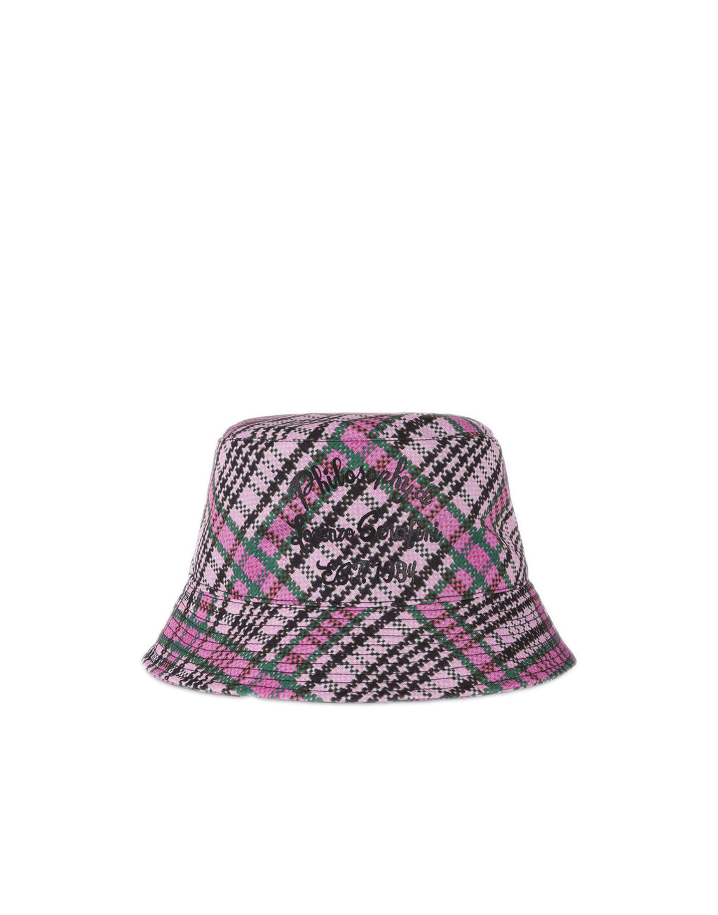 PHILOSOPHY Cappello beachwear con stampa Check