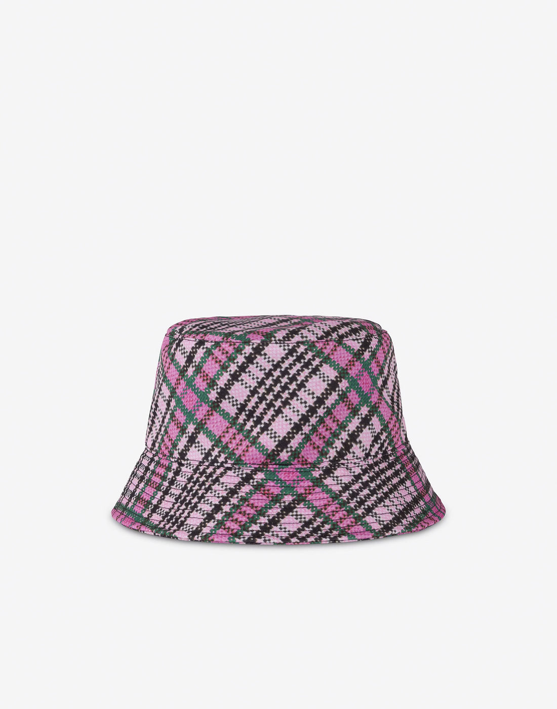 PHILOSOPHY Cappello beachwear con stampa Check