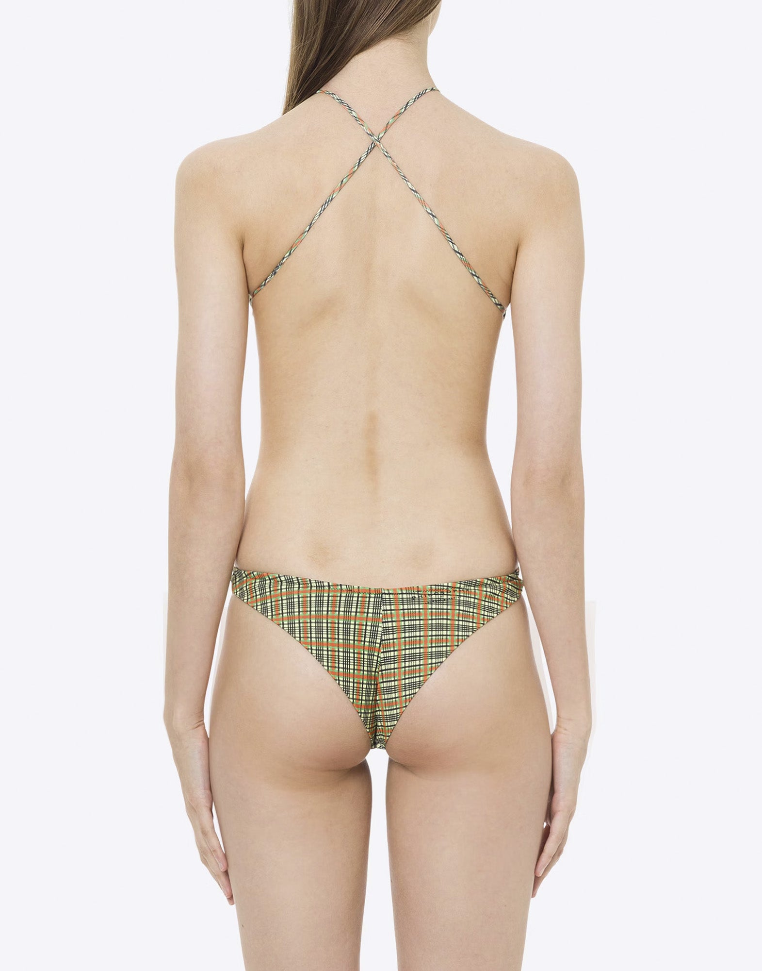 PHILOSOPHY Trikini con stampa Check