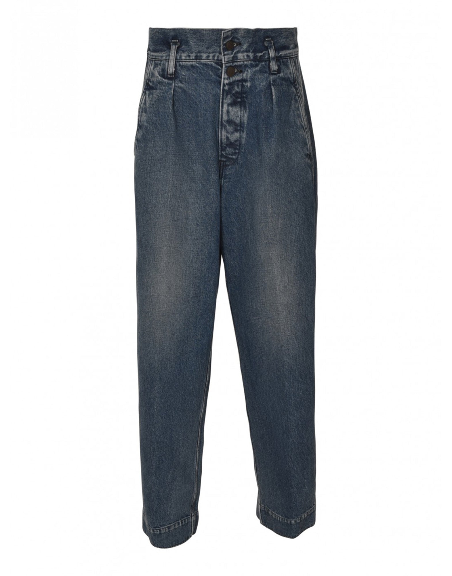 TANAKA Denim Wide Jean Vintage Blue