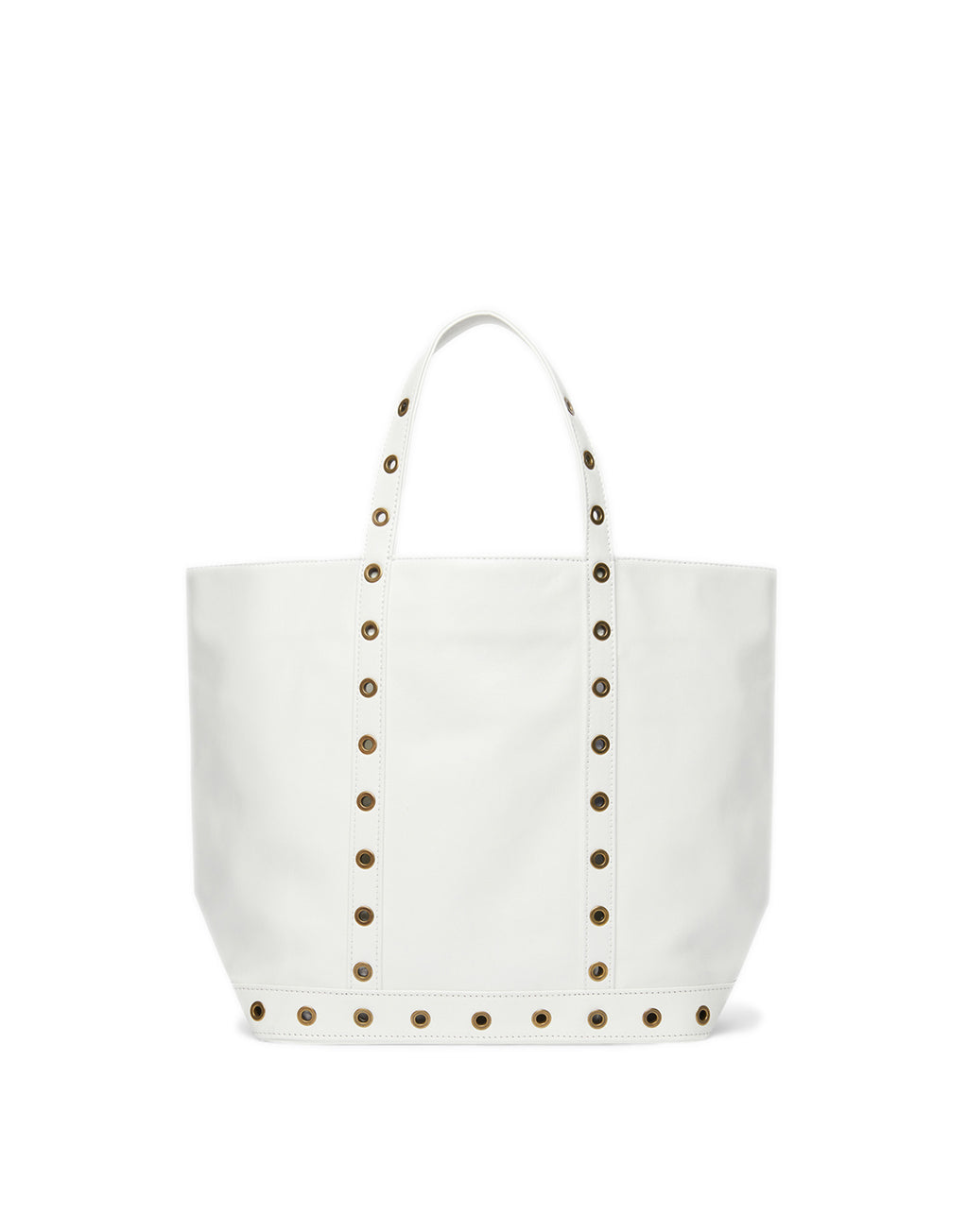 VANESSA BRUNO Borsa Cabas M in Pelle Increspata Bianca
