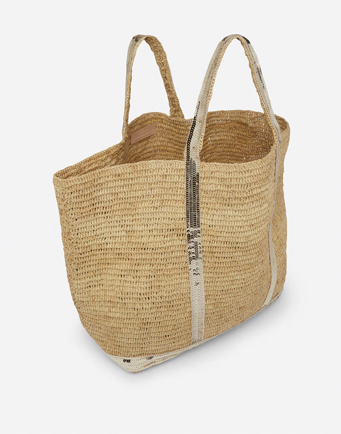VANESSA BRUNO Borsa Cabas Tote XL in Rafia