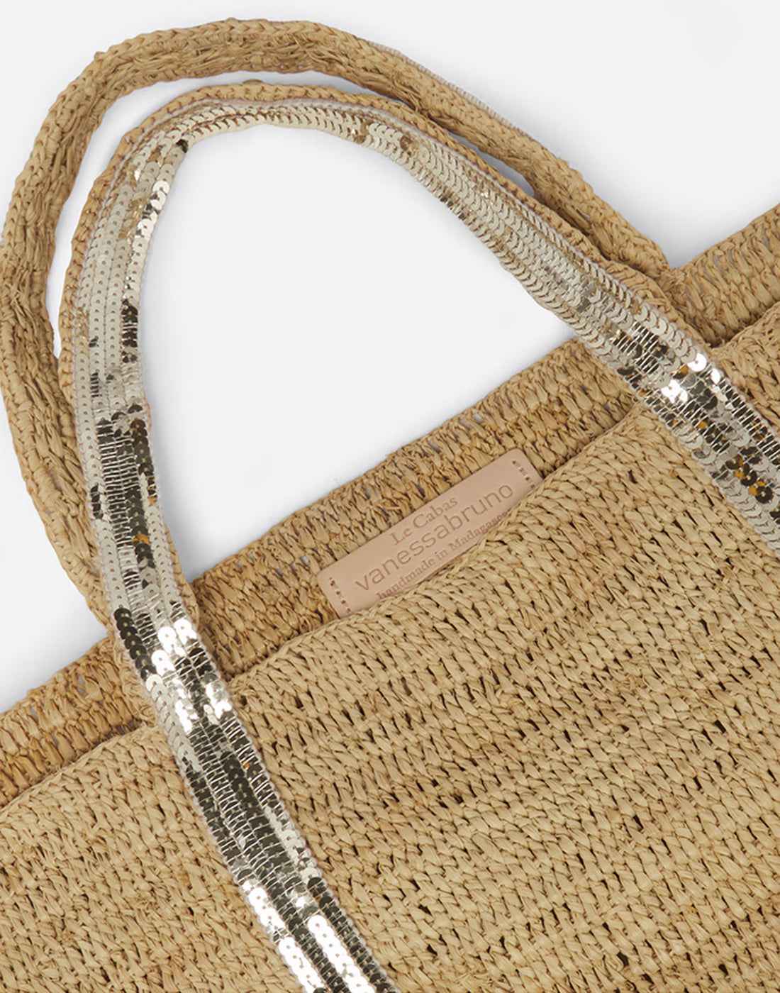 VANESSA BRUNO Borsa Cabas Tote XL in Rafia