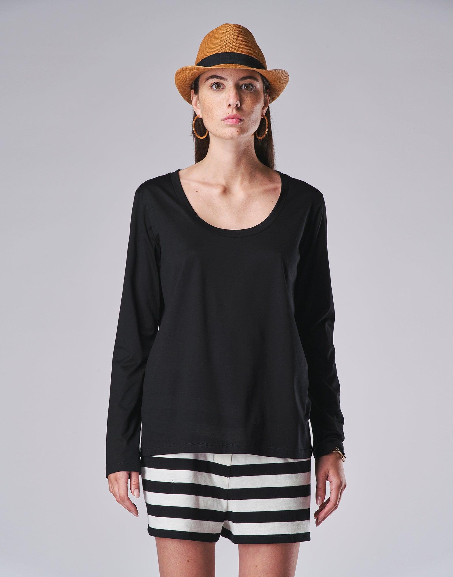 Solid Color Long Sleeve T-Shirt