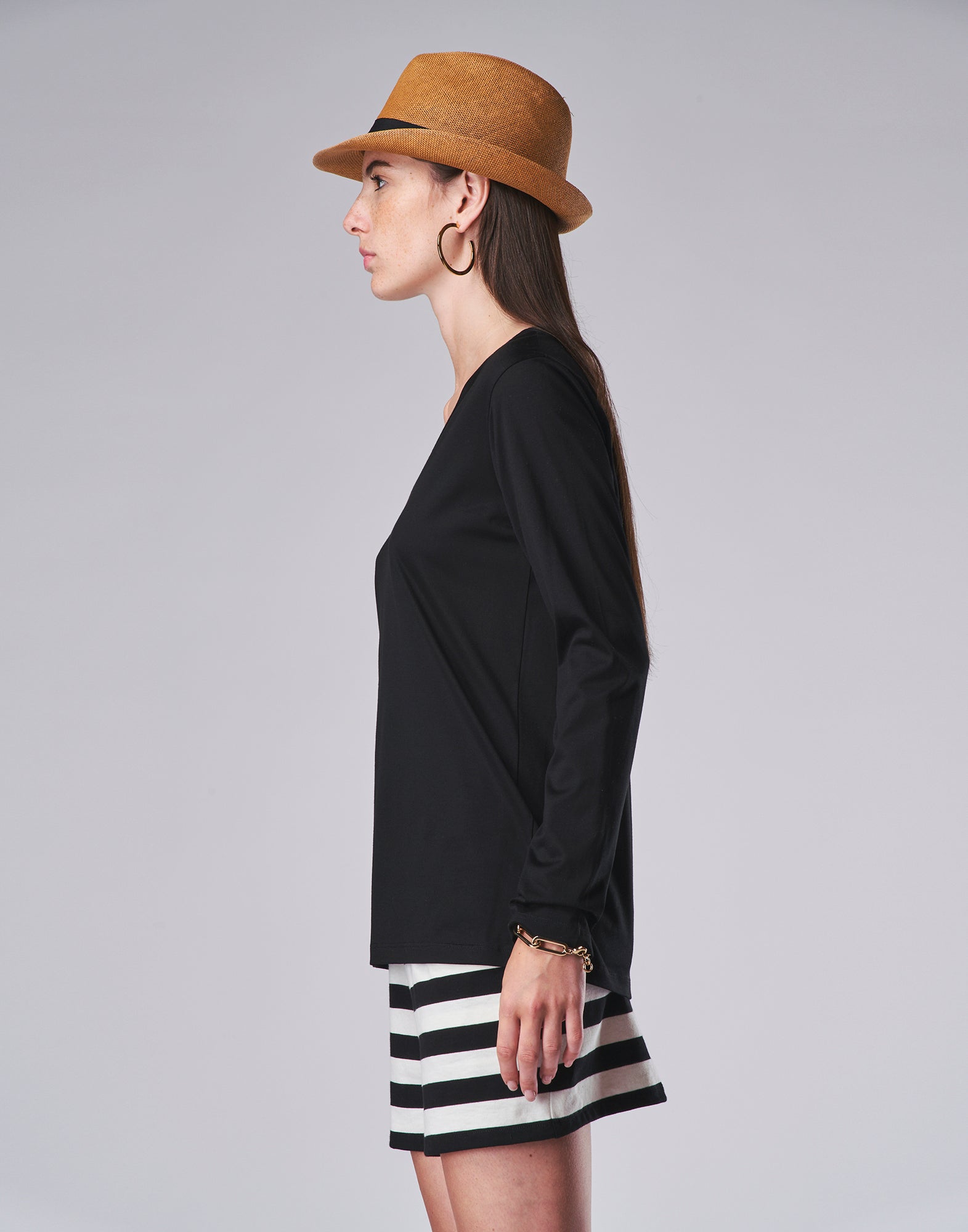 Solid Color Long Sleeve T-Shirt