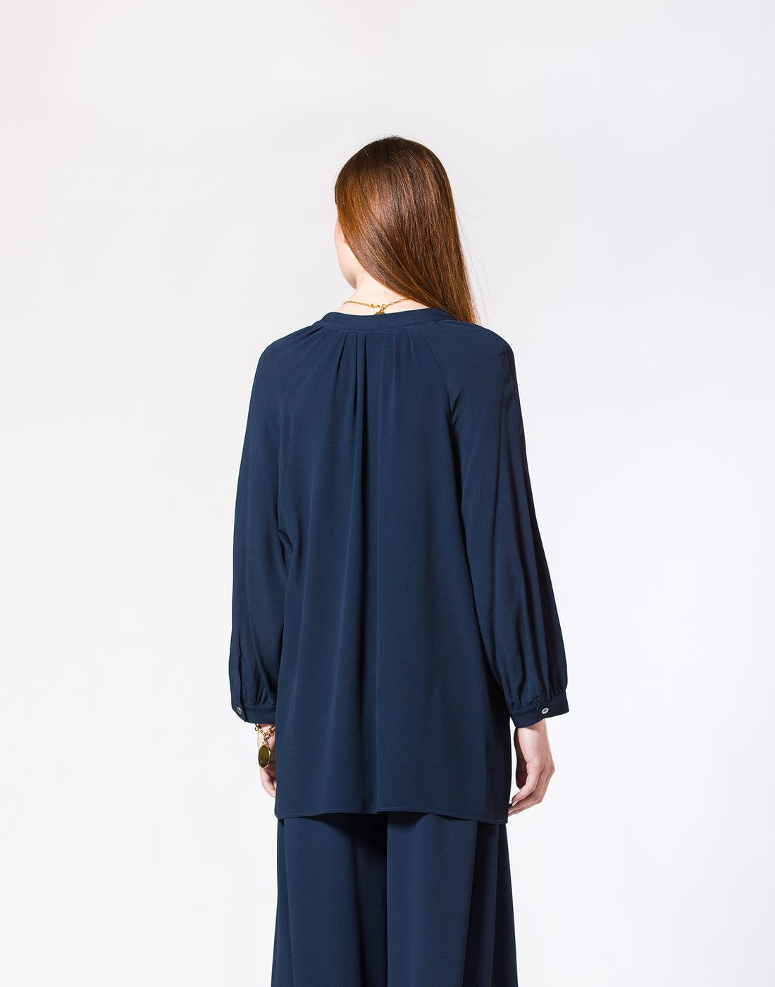 DOUUOD Camicia in Misto Seta