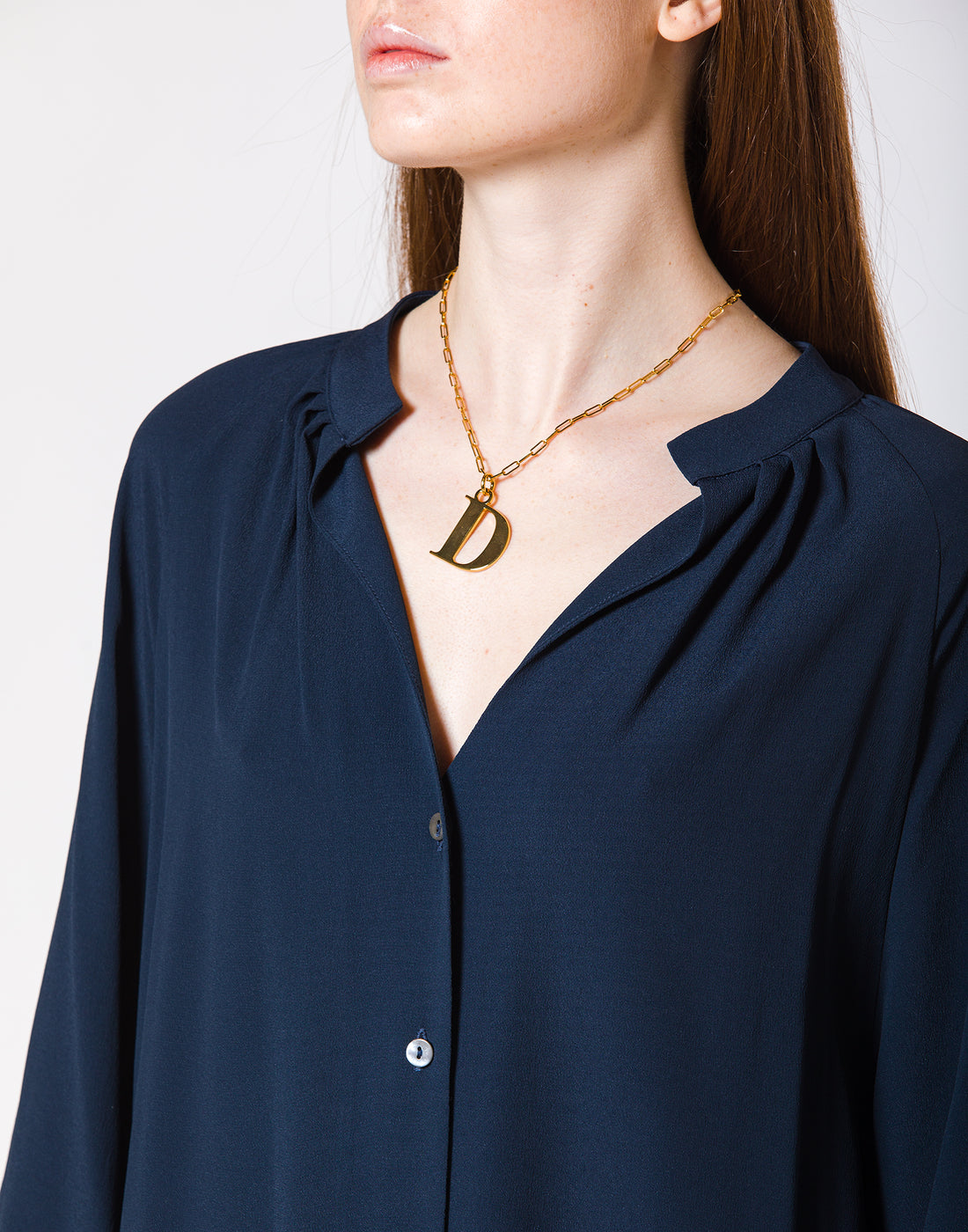 DOUUOD Camicia in Misto Seta