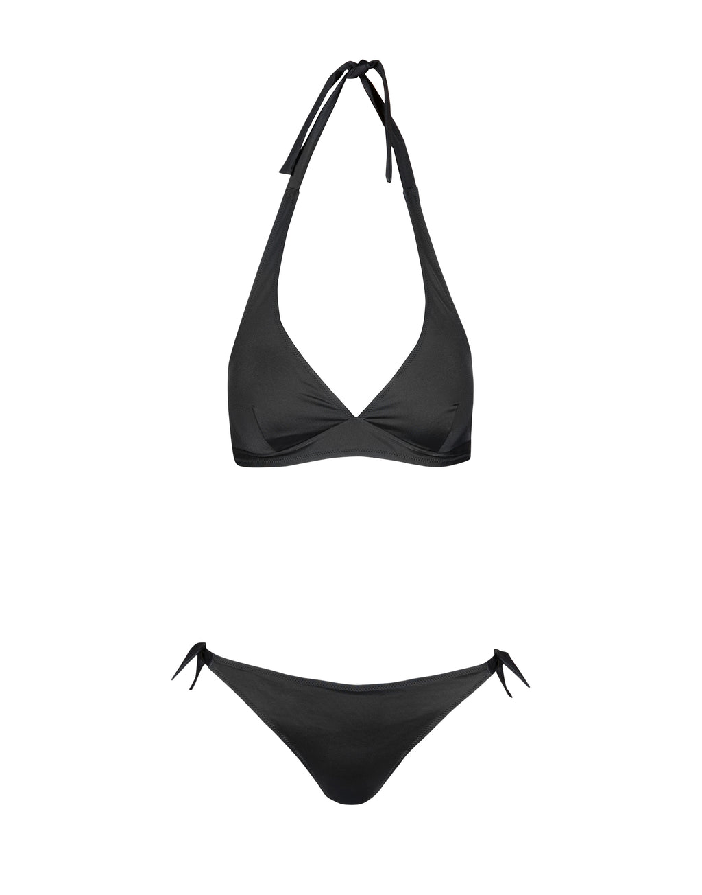 DOUUOD Costume Due Pezzi in Lycra Tinta Unita