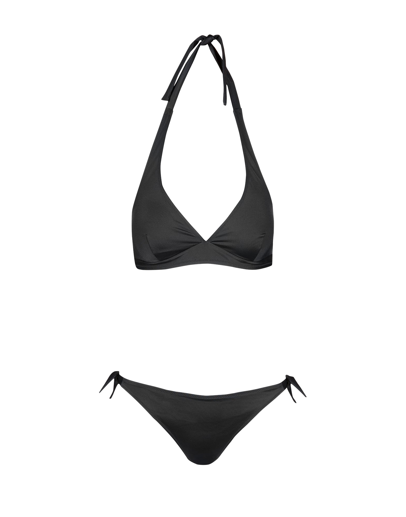 DOUUOD Costume Due Pezzi in Lycra Tinta Unita