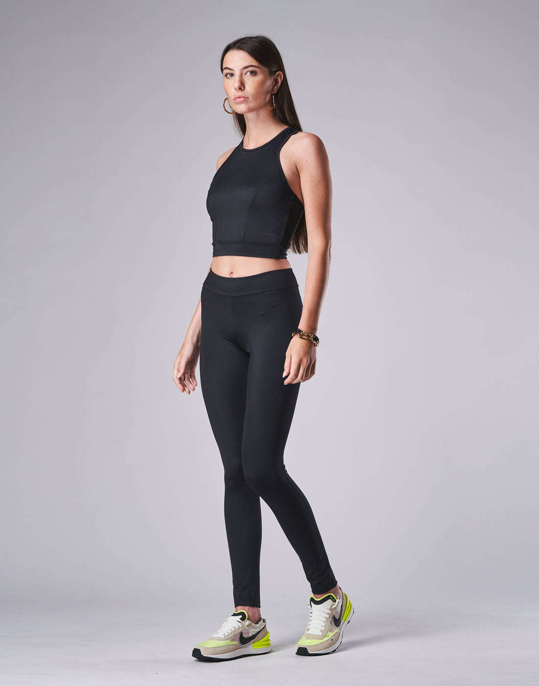 DOUUOD Leggings Tinta Unita in Lycra
