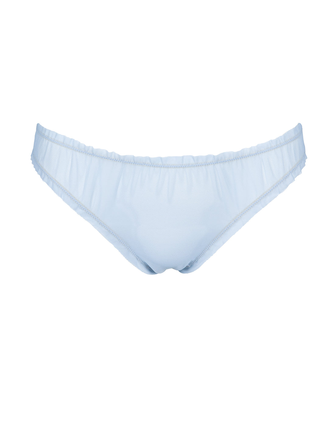 DOUUOD Slip Classico in Tulle Elasticizzato con Bordo Arricciato