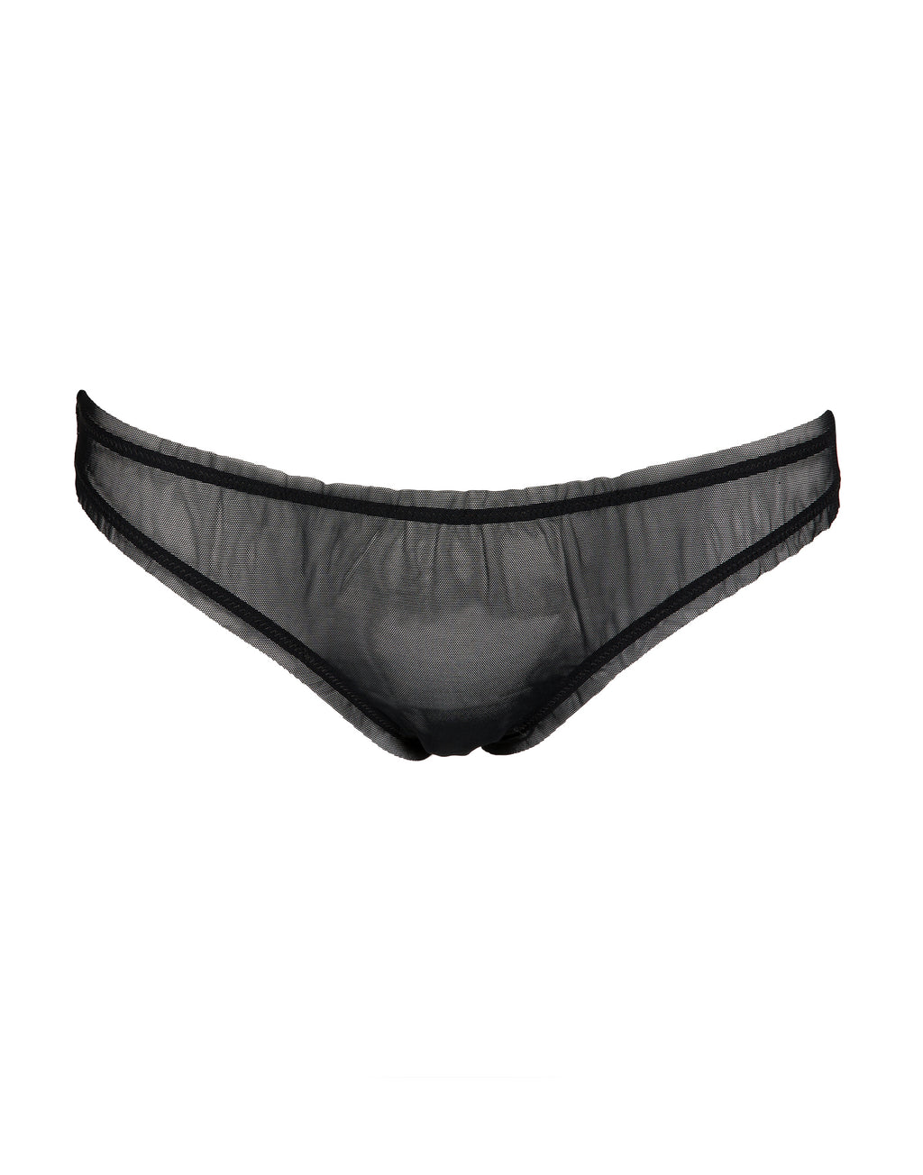 DOUUOD Slip Classico in Tulle Elasticizzato con Bordo Arricciato
