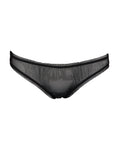 DOUUOD Slip Classico in Tulle Elasticizzato con Bordo Arricciato