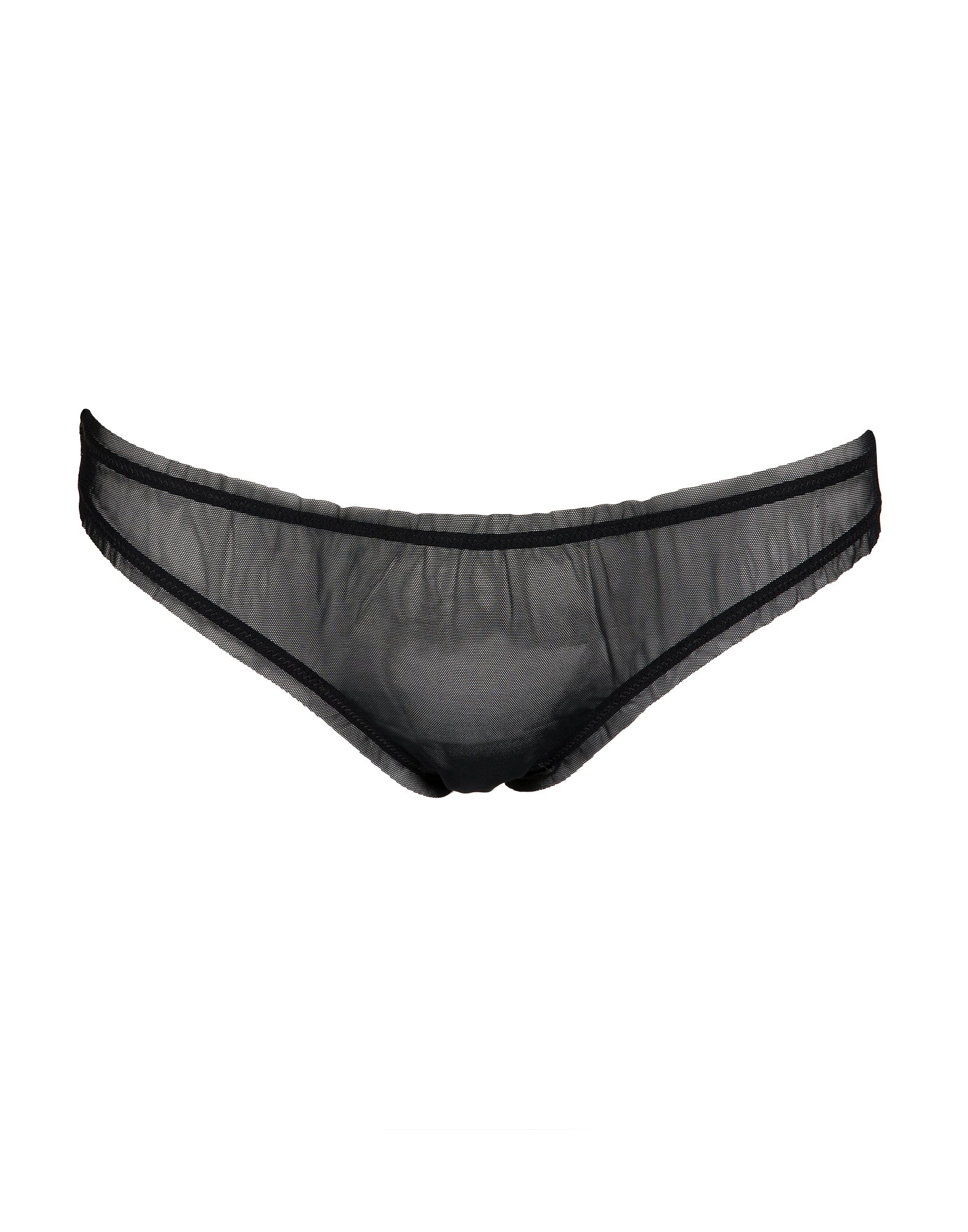 DOUUOD Slip Classico in Tulle Elasticizzato con Bordo Arricciato