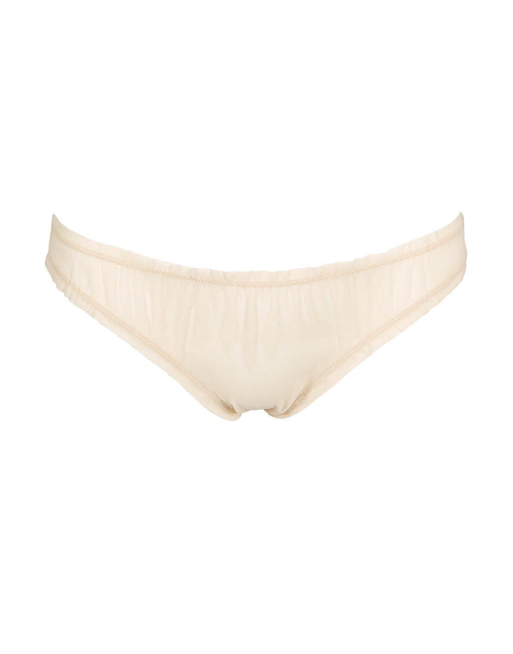 DOUUOD Slip Classico in Tulle Elasticizzato con Bordo Arricciato