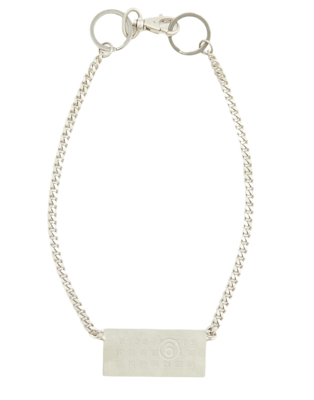 MM6 MAISON MARGIELA Collana in Palladio Burattato
