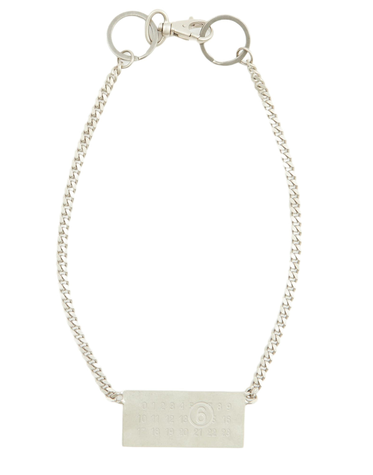MM6 MAISON MARGIELA Collana in Palladio Burattato