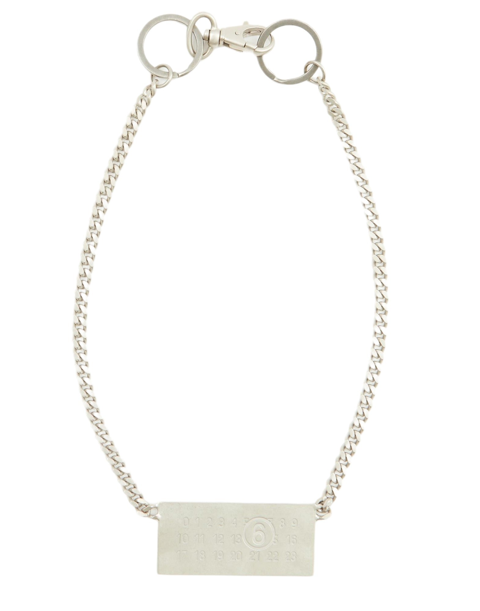 MM6 MAISON MARGIELA Collana in Palladio Burattato