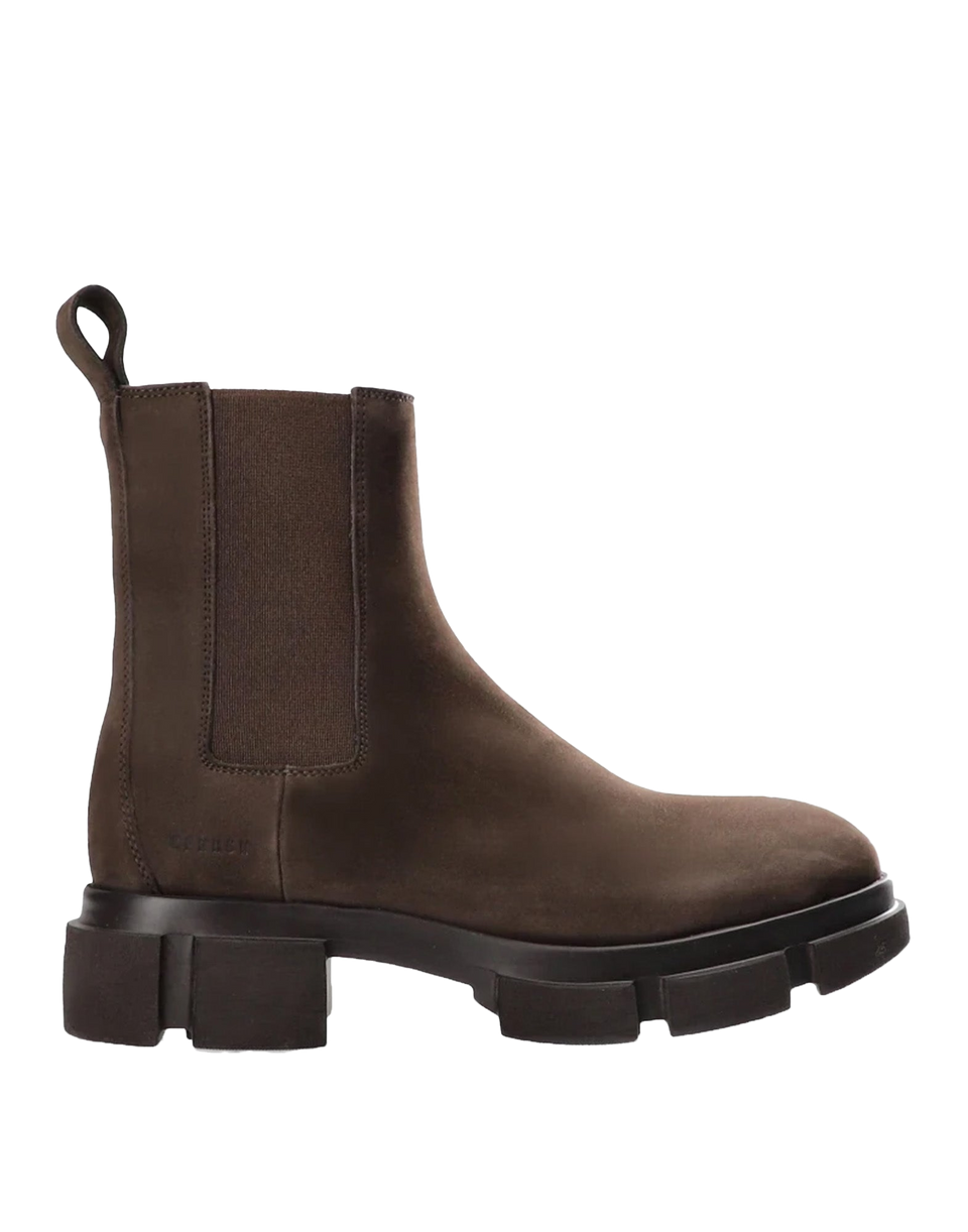 COPENHAGEN Chealsea Boots in Nabuk Chocolate