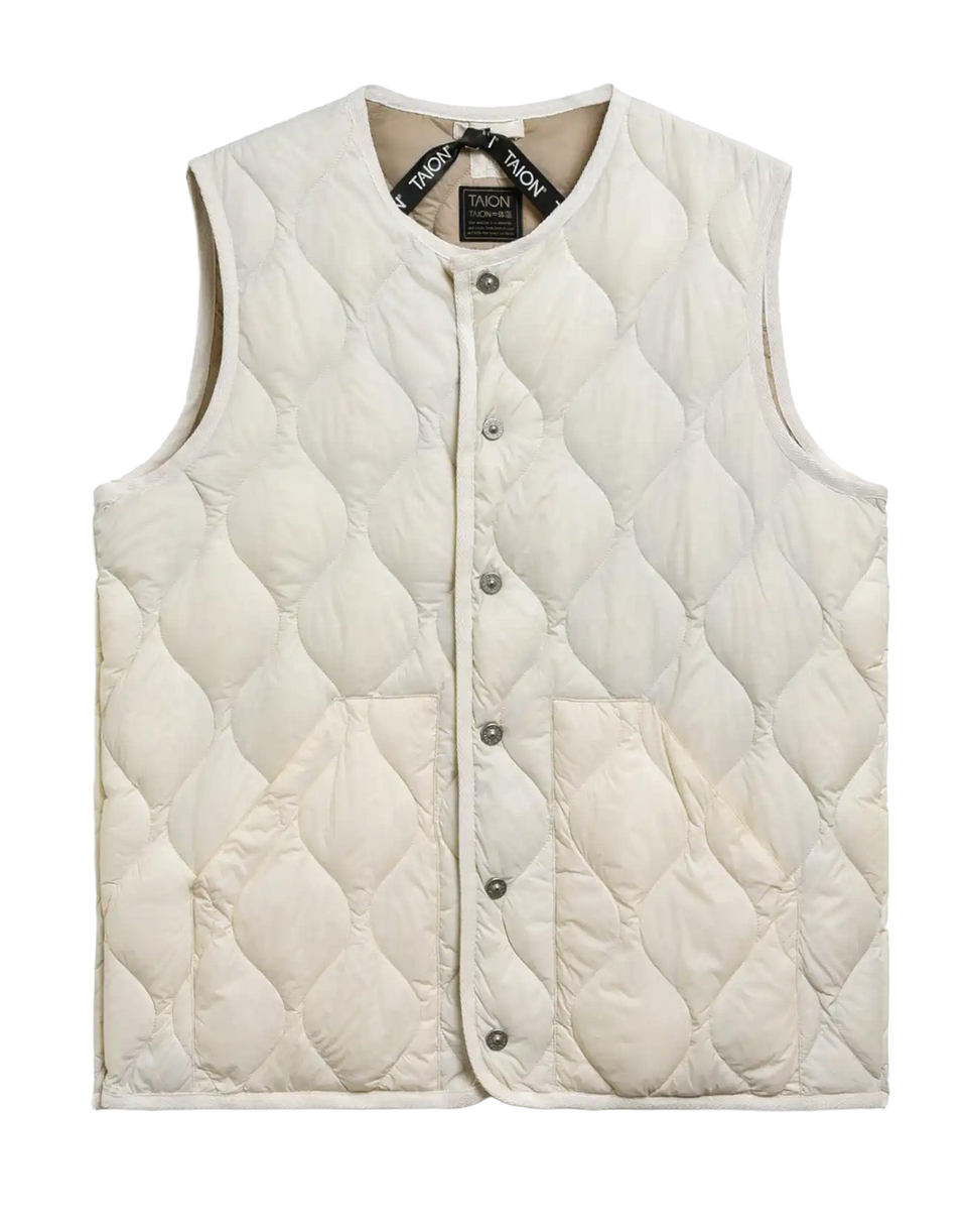 TAION Gilet Military Soft Shell Off White