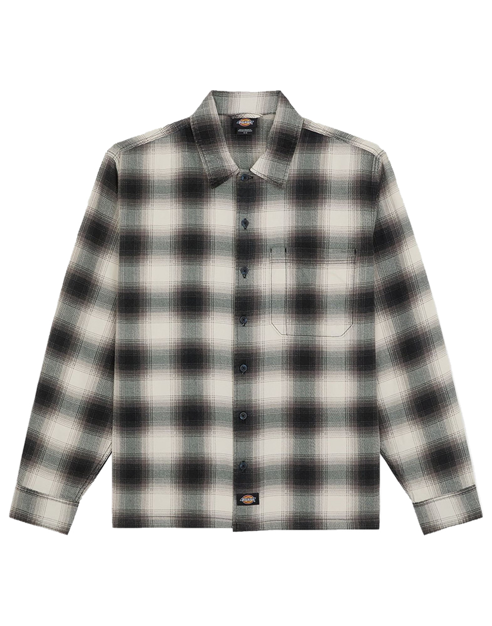 DICKIES Camicia Gulfport in Flanella a Quadri Nero