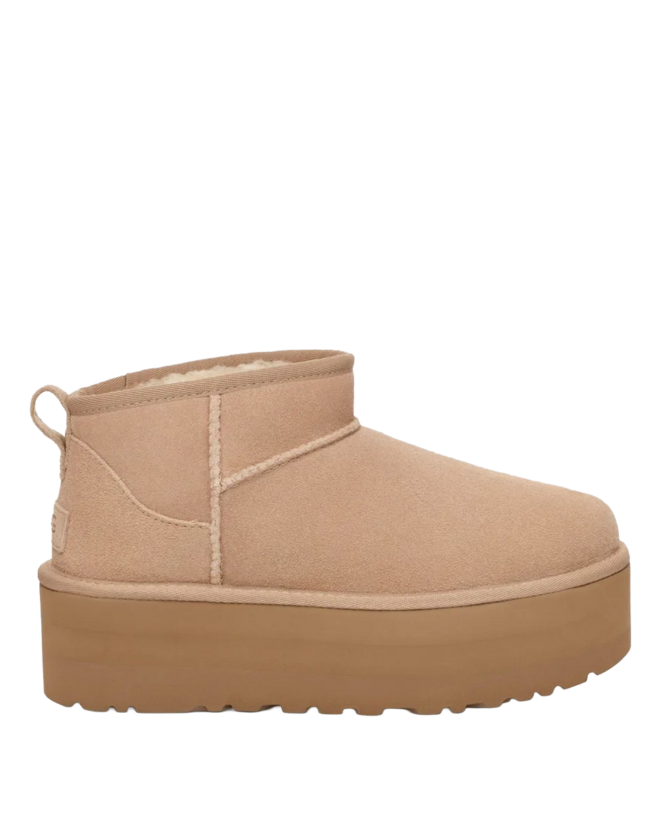 UGG Stivali Classic Ultra Mini Platform Sand
