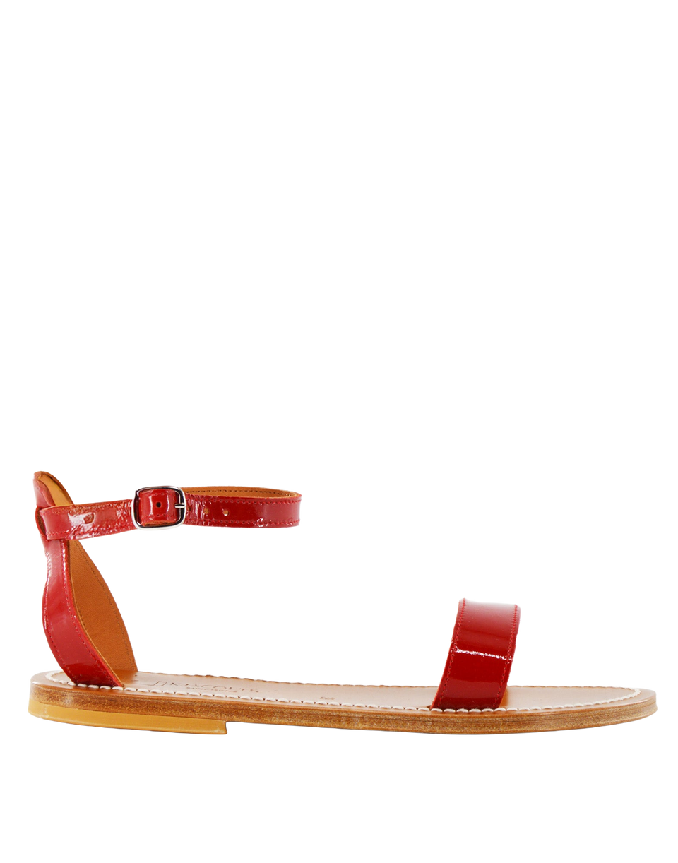 K.JACQUES Sandali Catamaran in Vernice Rouge