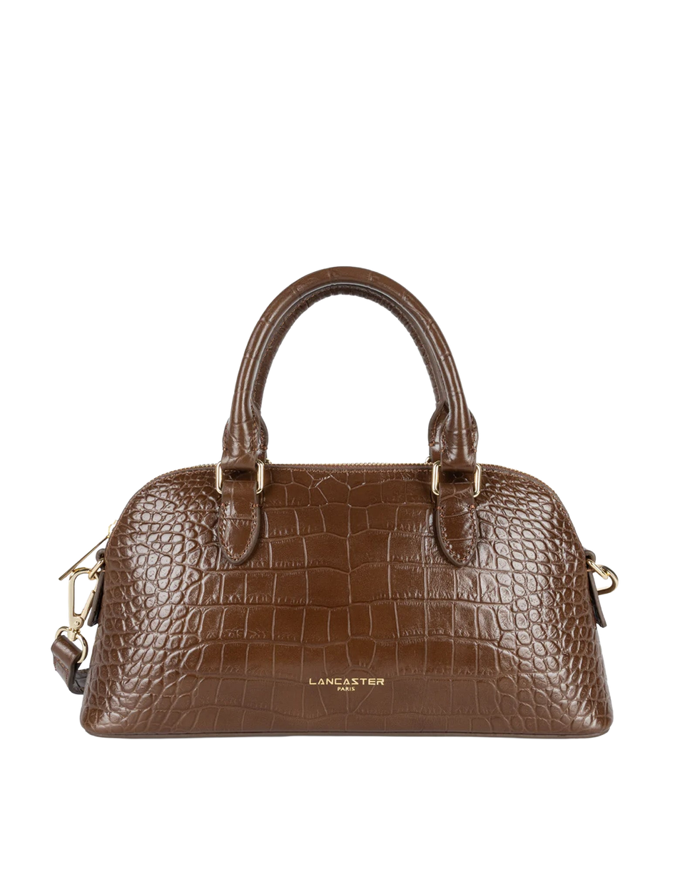 LANCASTER Borsa a Mezzaluna Exo Stampa Cocco Vison