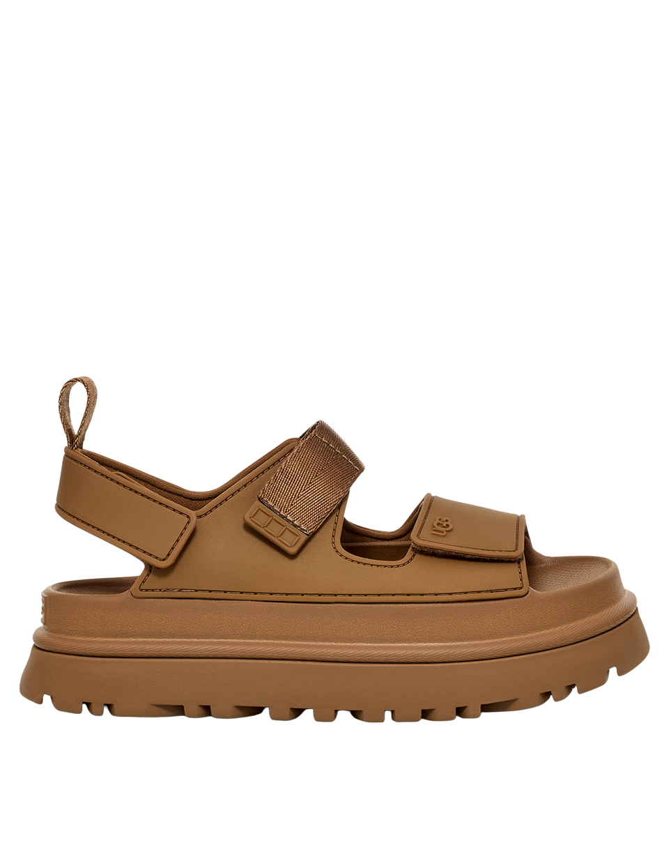 Sandales à plateforme UGG GoldenGlow Bison Brown