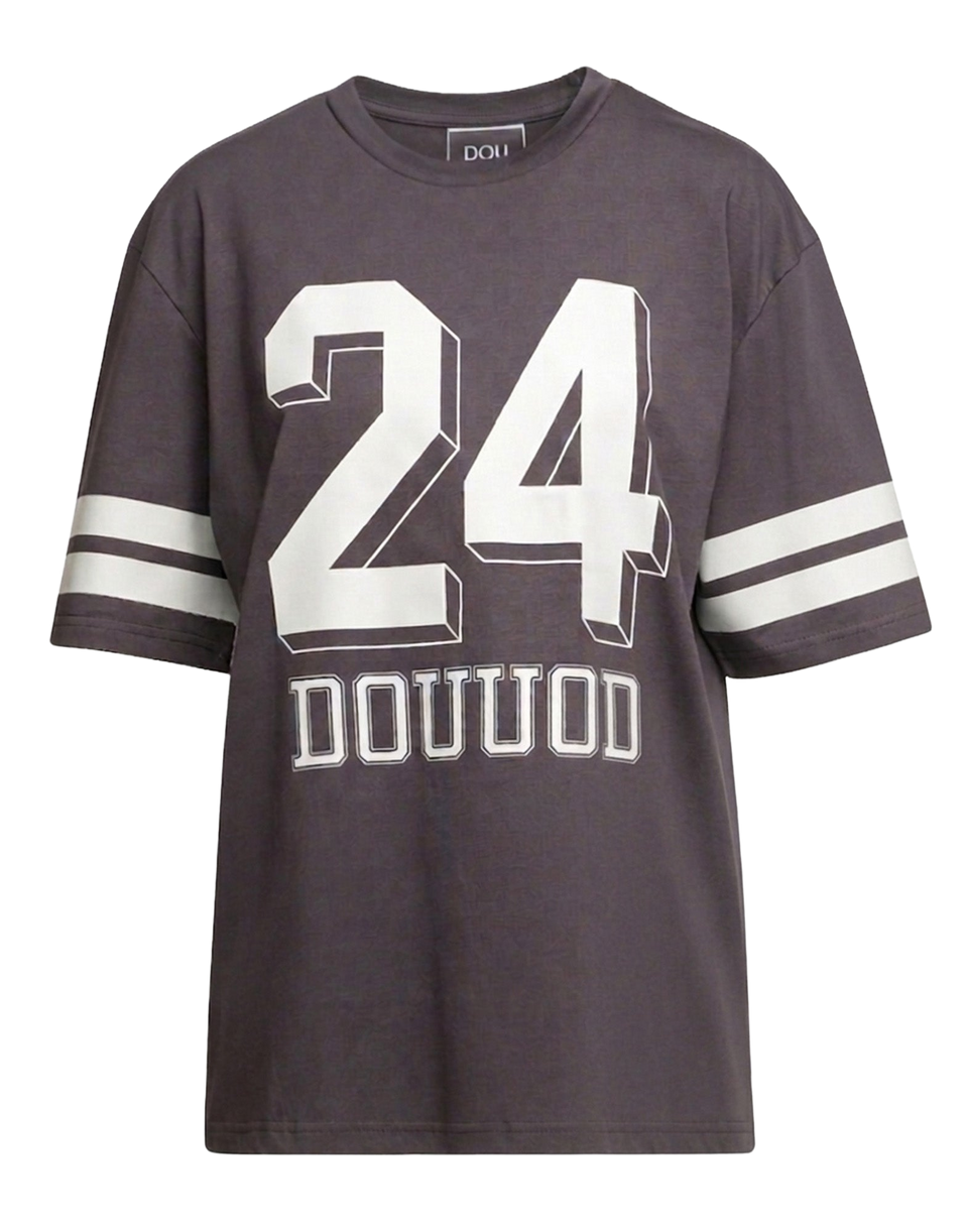 T-shirt DOUUOD Logo Numérique 24 Anthracite