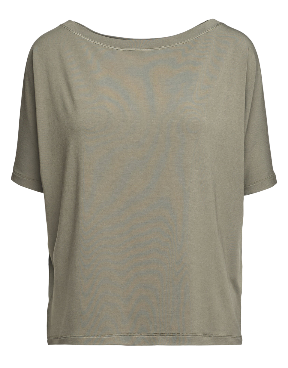 T-shirt Kimono en bambou vert militaire DOUUOD