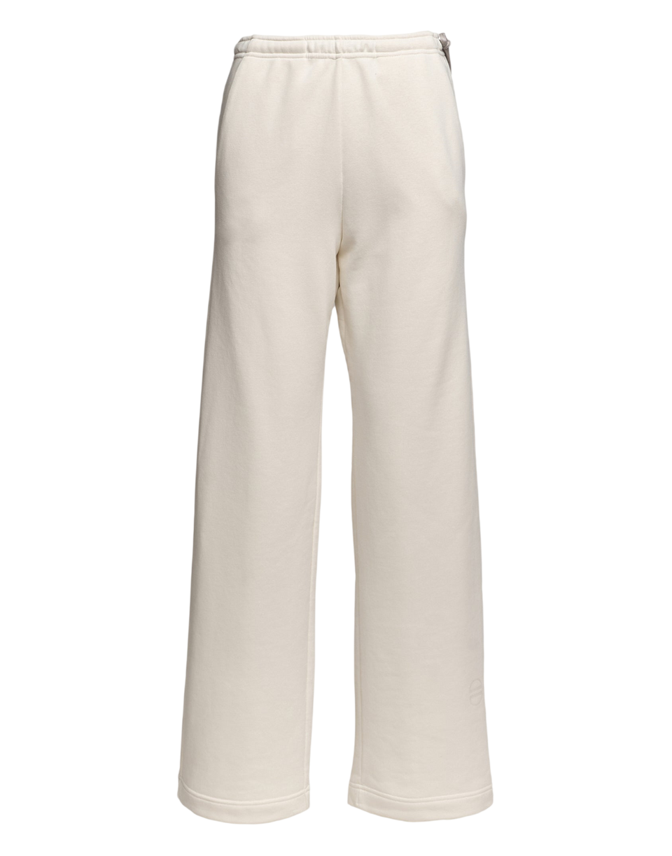 DOUUOD Pantalone Wide in Felpa Light Burro