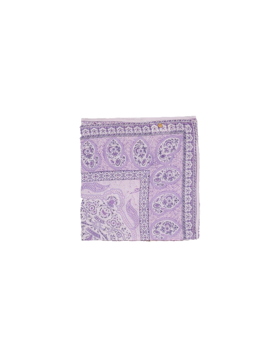 ANTIK BATIK Pareo Tajara in Voile di Cotone Lilac