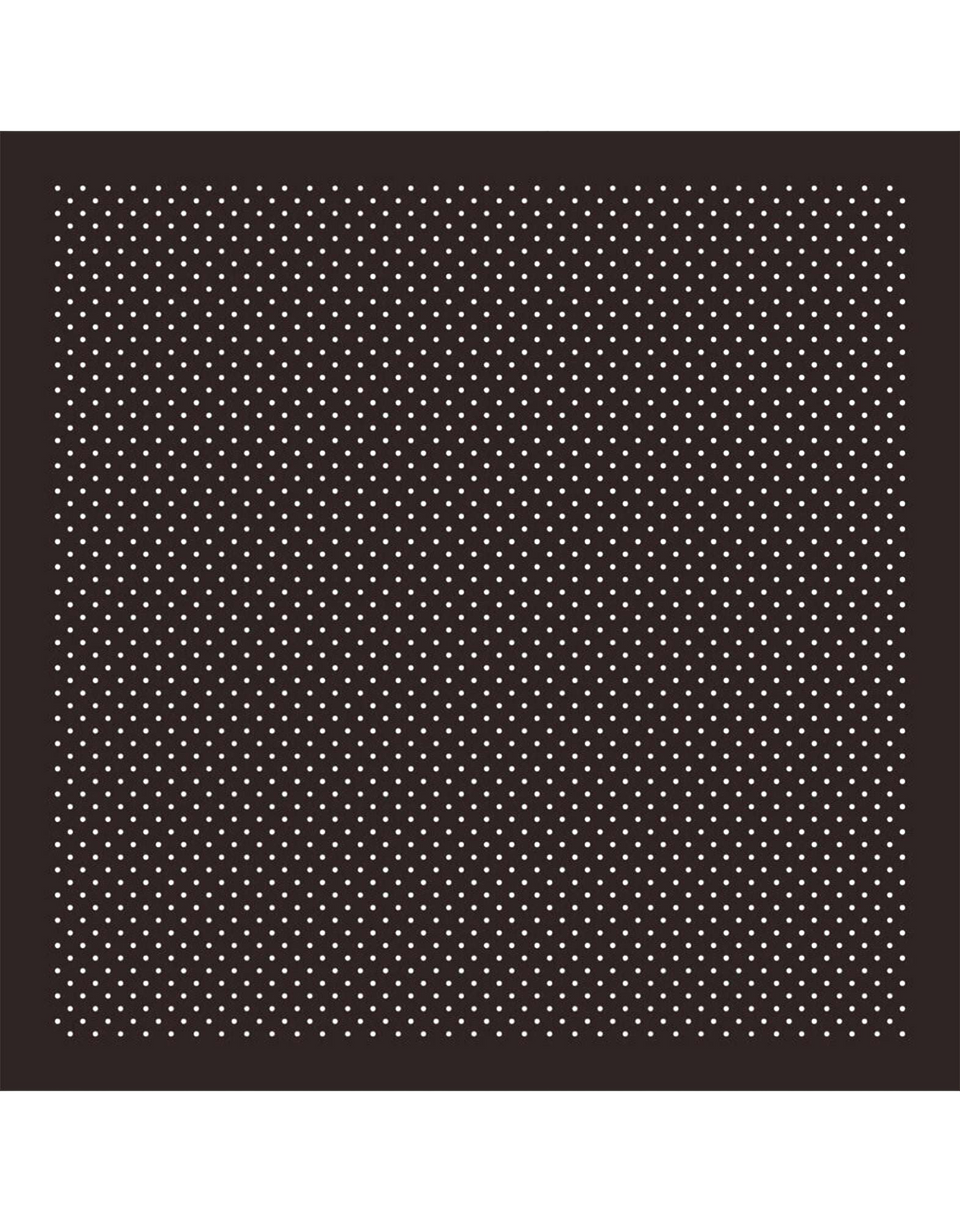 DESTIN Foulard Pino a Pois in Modal e Seta Choco