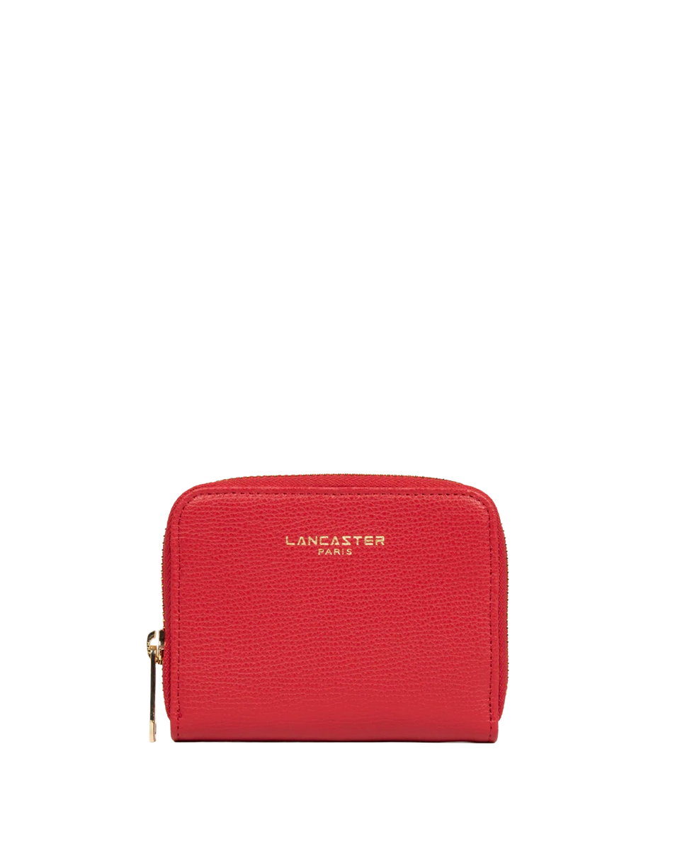 LANCASTER Portafoglio Sierra PM in Pelle Granata Rouge