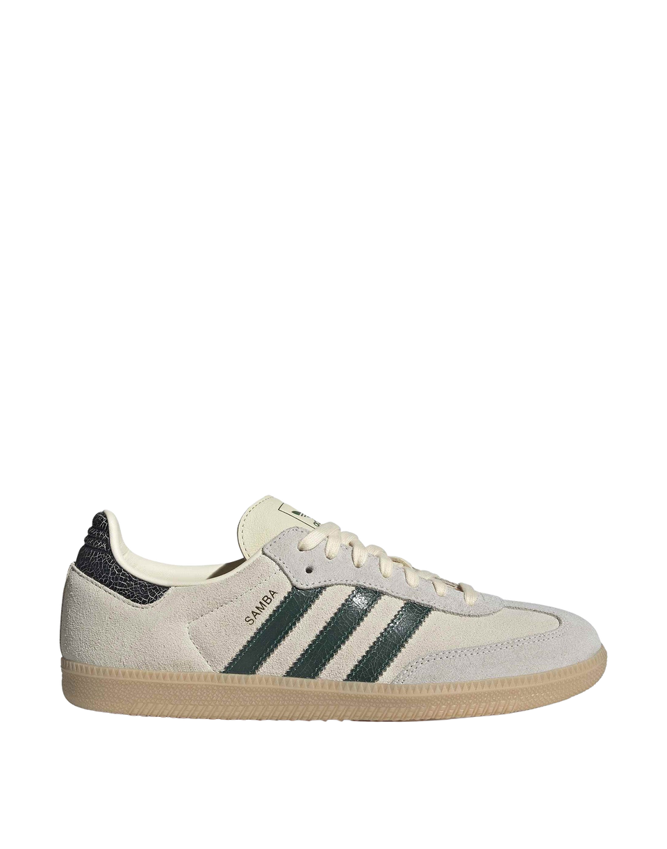 ADIDAS Sneakers Samba OG Cream White / Collegiate Green / Magic Beige