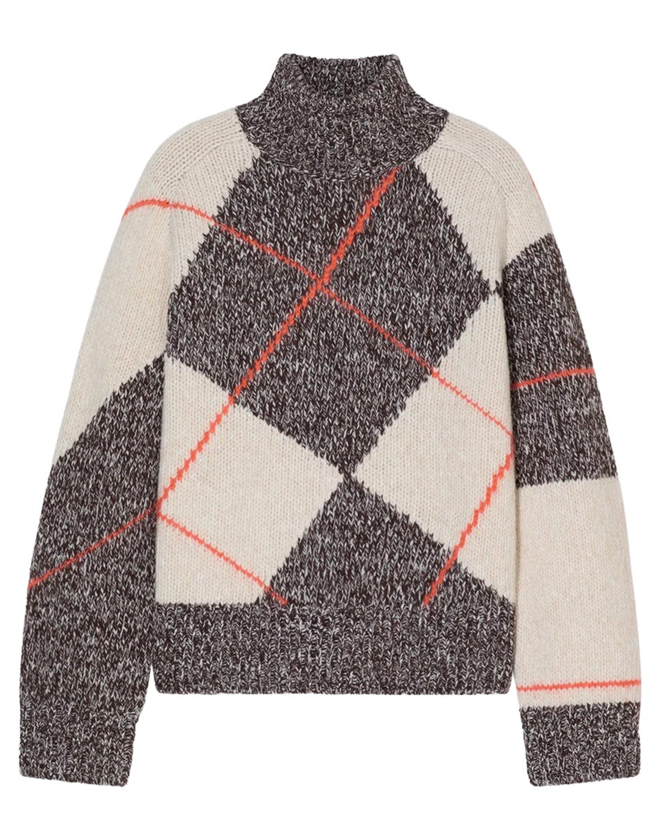 CLOSED Maglione Argyle in Lana e Mohair